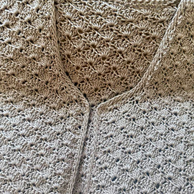 Chaleco Paloma detalle